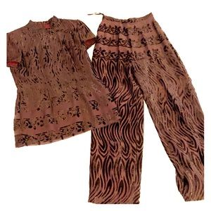 Donna morgan pants set size 8